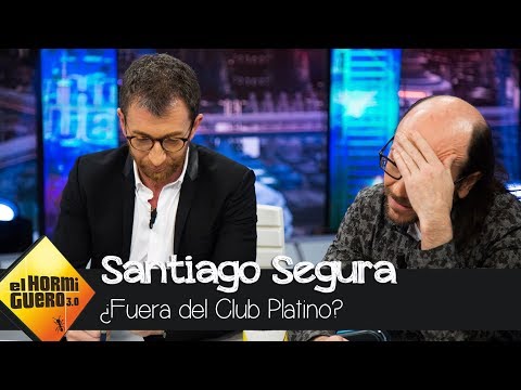 Pablo Motos echa a Santiago Segura del Club Platino - El Hormiguero 3.0