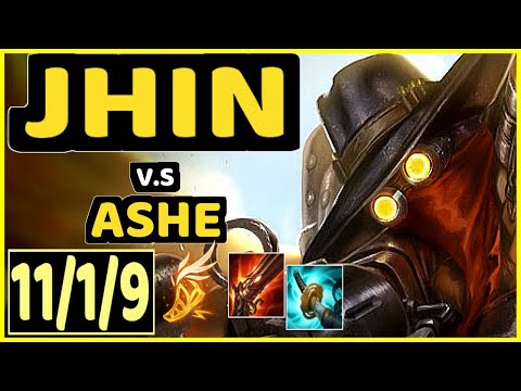 LODIK (JHIN) vs ASHE - 11/1/9 KDA BOTTOM ADC GAMEPLAY - EUW Ranked MASTER