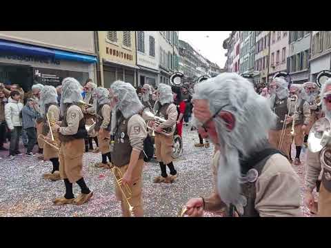 Guggemusik Lupo Rueche Lupsingen An De Liestal Fasnacht (18.2.2024)