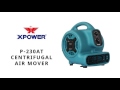 XPOWER Centrifugal Air Movers | Water Damage Restoration & Cleaning