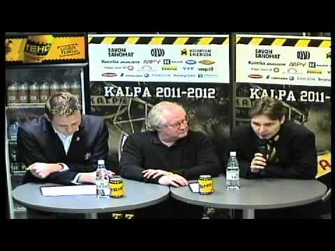 KalPa-Blues ottelun lehdistötilaisuus 8.3.2012