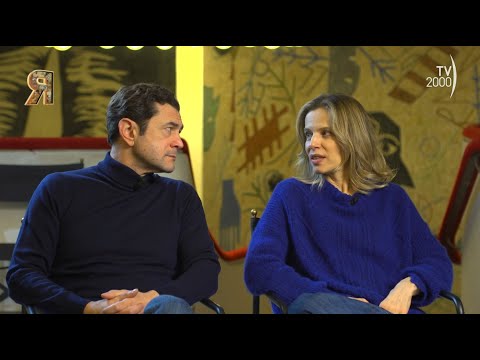 Retroscena (TV2000), 21 marzo 2023 - Sonia Bergamasco e Vinicio Marchioni