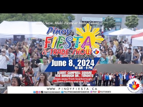 GMA Pinoy TV Events Bulletin: Pinoy Fiesta & Trade Show sa Toronto 2024 June 8, 2024