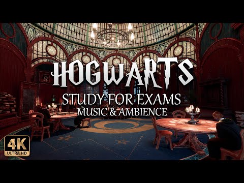 study for exams in the Hogwarts Astronomy Tower ⭐ | 4K Harry Potter Music & Ambience