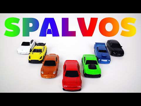 SPALVOS. Mokomės pažinti spalvas. Mokomasis ir lavinamasis video vaikams su lietuvišku įgarsinimu.