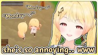 Kanade Meets Ao-kun and Herself in holoVillage 【Otonose Kanade Clips】