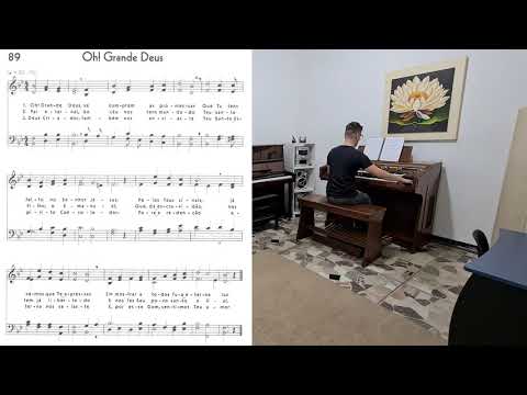 Hinário 5 CCB - Meia-Hora - Hino 089 - Oh! Grande Deus - Órgão Yamaha E5ar