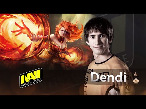 Dendi (Lina) Gameplay Dota 2 v6.86