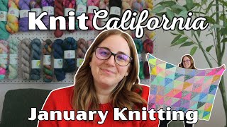 Everything I Knit in January 2025 - Knit California Podcast
