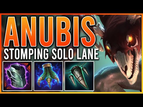 ANUBIS SOLO STOMPS RANKED GAMES - Grandmasters Ranked Conquest Season 9 #smiteseason9 #newmeta
