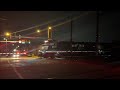 Two Night Trains On The Port Road At Columbia PA