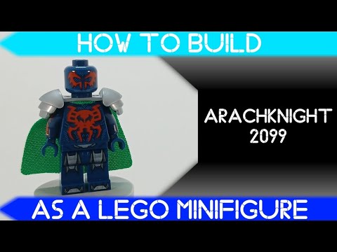 How to Build Arachknight 2099 as a LEGO Minifigure