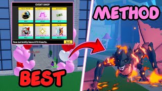 Best Stock + Fastest Way To Get Hearts In Bloxfruits | Valentines Event!💞
