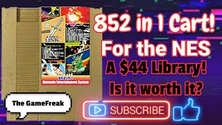 852 in 1 NES Cartridge. A first look #gaming #videogames #review