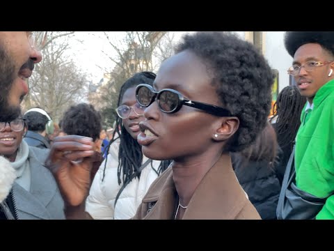 ANOK YAI AT PACO RABANNE FALL WINTER 2023 SHOW IN PARIS