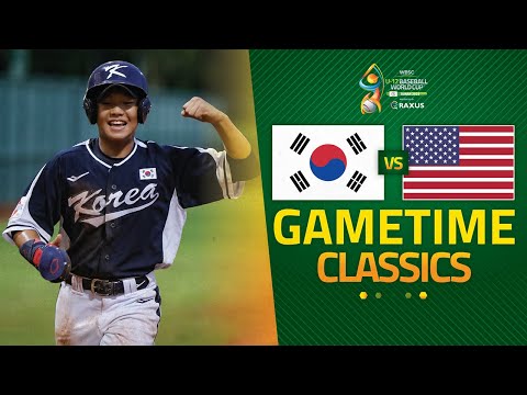 Gametime Winter Classics l Korea - USA | WBSC U-12 Baseball World Cup
