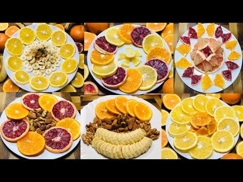 HOW TO MAKE CITRUS FRUITS SALAD WITH STUNNING PLATE DESIGNS | ELEGANT CITRUS FRUIT SALAD |