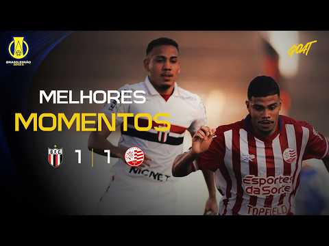 Gols e lances de Botafogo-SP x Náutico