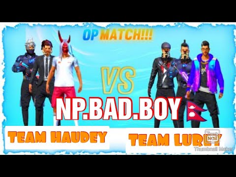 NP.BAD.BOY. 3 VS 3 !!WHICH TEAM WILL WIN🤔//GARENA FREE FIRE🔥