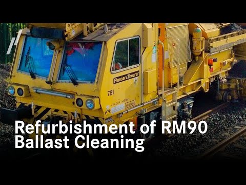 RM90 Ballast Cleaner Refurbishment | Rhomberg Sersa Rail Group Ireland