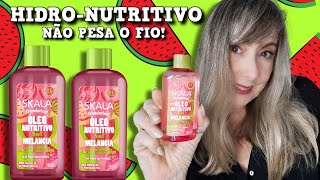 ♥️SKALA ÓLEO NUTRITIVO MELANCIA 5 EM 1 proteção térmica e liberado low poo