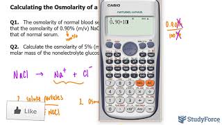 Calculating the Osmolarity of a Solution