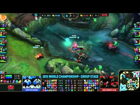 #21 IG vs AHQ Highlights - LOL 2015 championship 04/10/2015