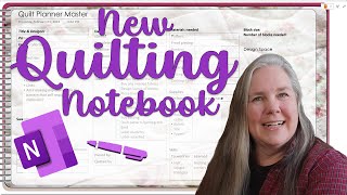 Creating a new quilting notebook in OneNote