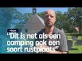 Campingeigenaar Roel graaft in z'n vrije tijd graven op een kerkhof | RTV Oost