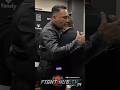 De La Hoya gives Duarte ADVICE to BEAT Ryan Garcia; EMBRACES him before fight!