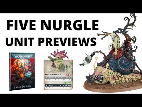 FIVE Nurgle Unit's Rules Revealed - Previews and Leaks for the New Chaos Daemons Codex!