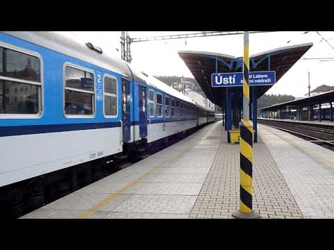 Odjezd vlaku R 776 Radobýl ze stanice Ústí nad Labem hl.n.
