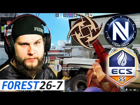 f0rest 26-7 / NiP vs EnVyUs / ECS Season 5 Europe