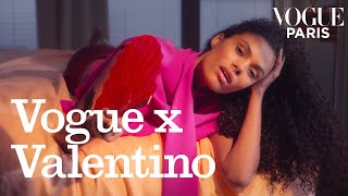 Tina Kunakey’s imaginary adventures in Valentino I Vogue Paris X Valentino