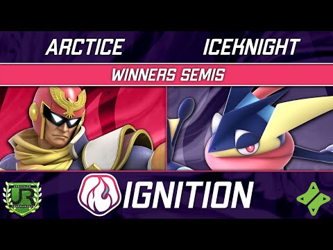 Arctice (Captain Falcon) vs IceKnight (Greninja) - Ignition 321 WINNERS SEMIS