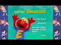 Sesame Street ELMOCIZE 2003 DVD Menu Walkthrough