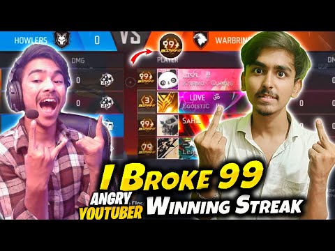 First Time Break 99 Winning Streak 😱Laka Gamer Vs Angry Youtuber 😡girl गुस्सा हो गया ||