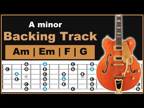 Backing Track In A minor | Pentatonic | Easy Lesson