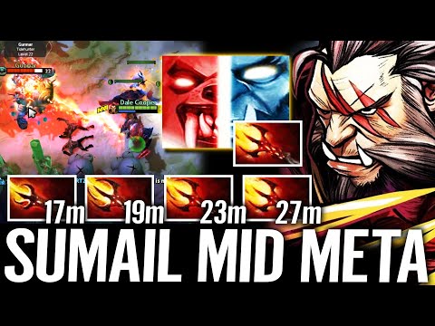 🔥 SUMAIL LYCAN Dagon MID!!? WTF King of Mid NEW META Trying Fun Game Crazy Build Dota 2 Pro