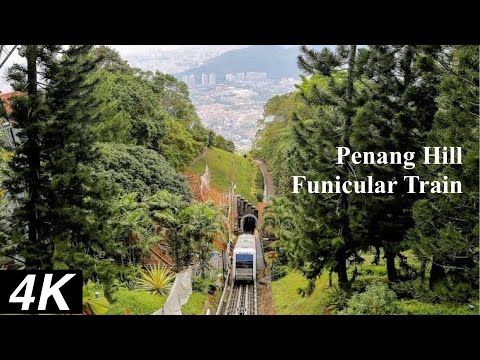 [4K] Penang Hill Funicular Train