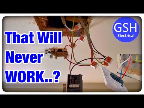 2 Way Switching - Taking the 3 Core Cables to the LIGHT - Connections Explained