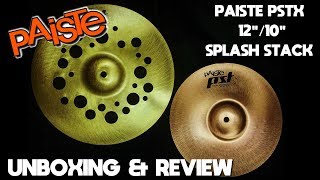 Video thumbnail for Paiste PSTX 12"/10" Splash Stack - Unboxing and Review by Chris Boboros