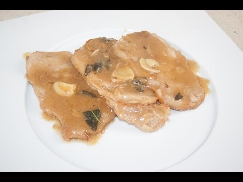 Scaloppine  di Vitello al Vino Bianco, Ricetta Tradizionale