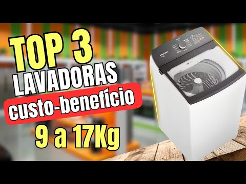 Qual máquina de lavar comprar HOJE?  TOP 3 melhor máquina de lavar roupa 2026 e 2025