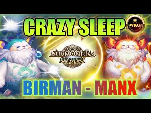 CRAZY SLEEP DUO HYPOMEOW BIRMAN - MANK Summoners war