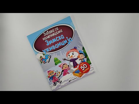Zabava sa nalepnicama - Zimska uživancija