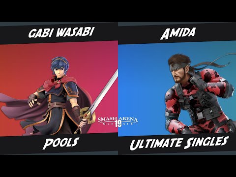 SAU19: Pools - gabi wasabi (Marth) Vs. Amida (Snake) - Singles