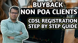 How to Register in CDSL Easiest For Buyback of Shares | How To Add Trusted Accounts For Buyback