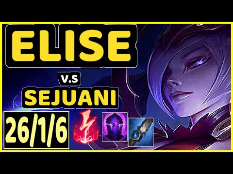 KADIR (ELISE) vs SEJUANI - 26/1/6 KDA JUNGLE CHALLENGER GAMEPLAY - EUW
