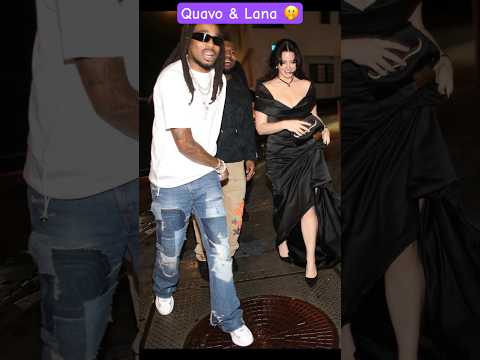 Quavo & Lana Del Rey SPOTTED TOGETHER 🫢#quavo #lanadelrey #grammys